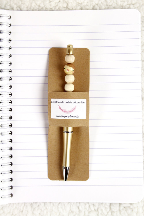 (image pour) Stylo Bille Doré